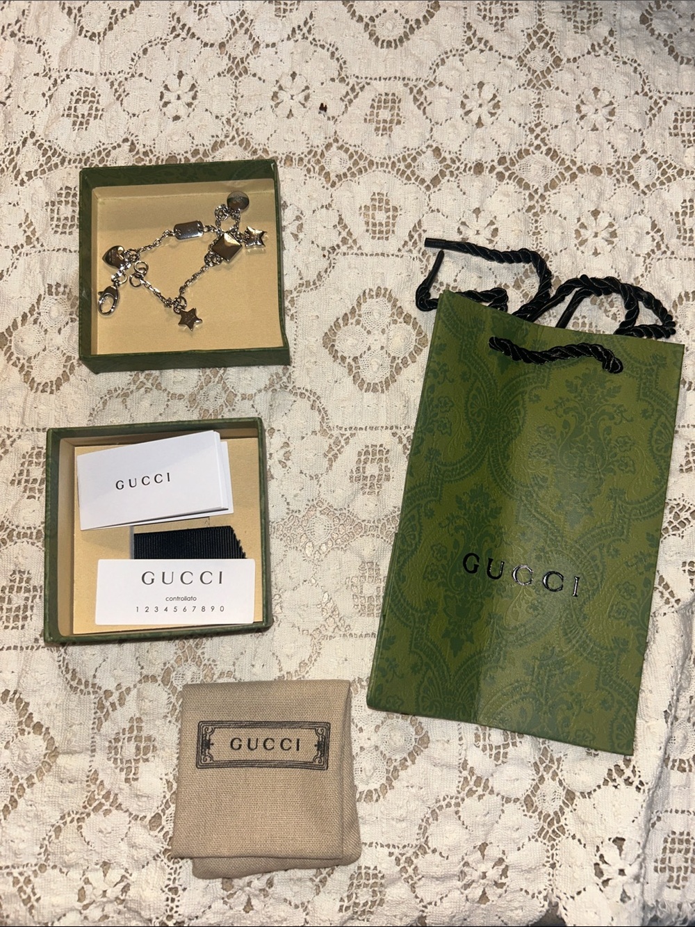 Gucci charm bracelet